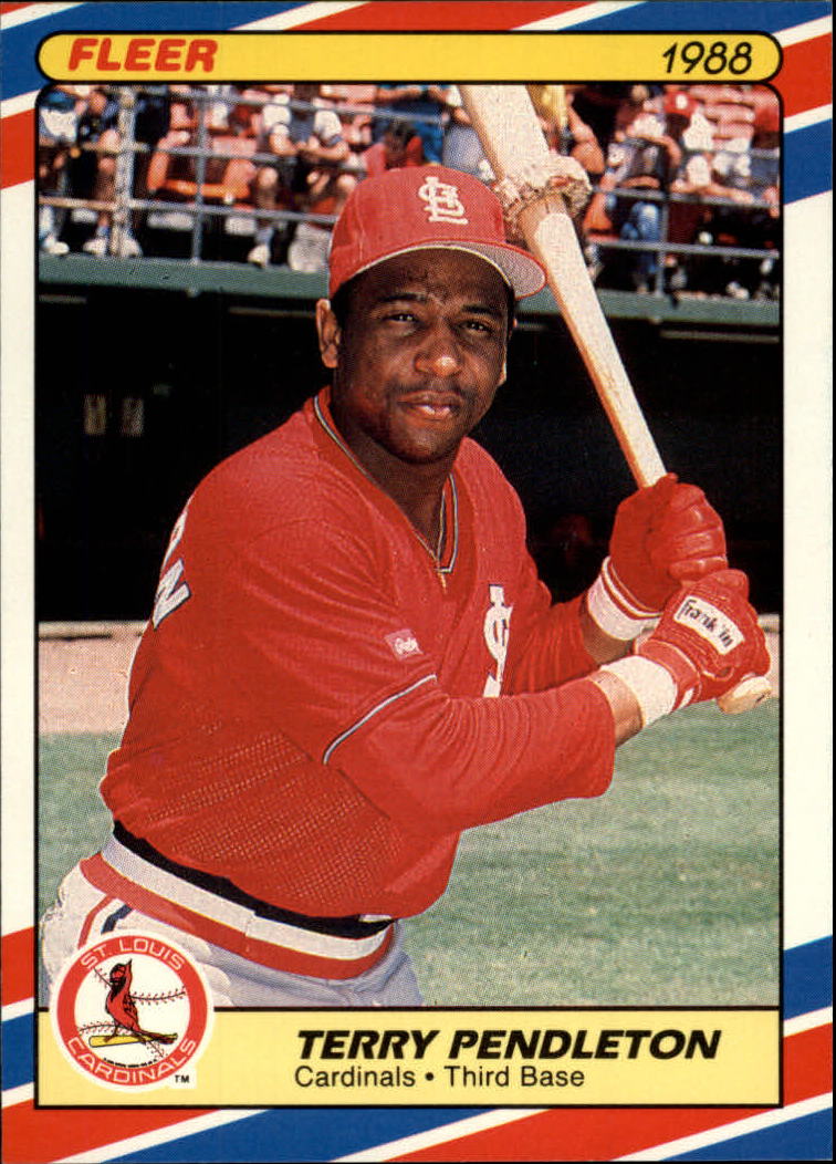 1988 Fleer Superstars Baseball Cards   027      Terry Pendleton